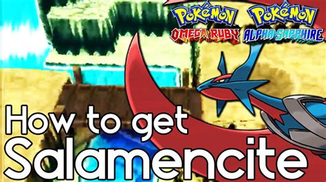 Where To Get the Salamencite in Pokémon ORAS.